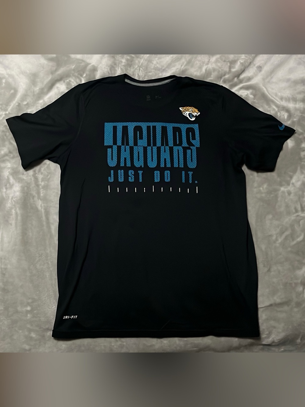 Nike Dri-FIT Jacksonville Jaguars Shirt Mens XXL Black NFL Just Do It Athletic